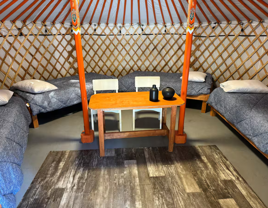 yurt for 4 guests